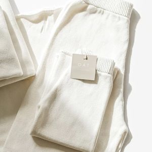 Womens Powder Knit Pant - White